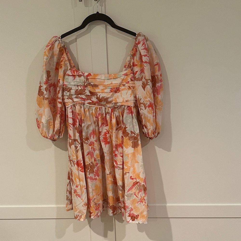 Floral Puff Sleeve Dress